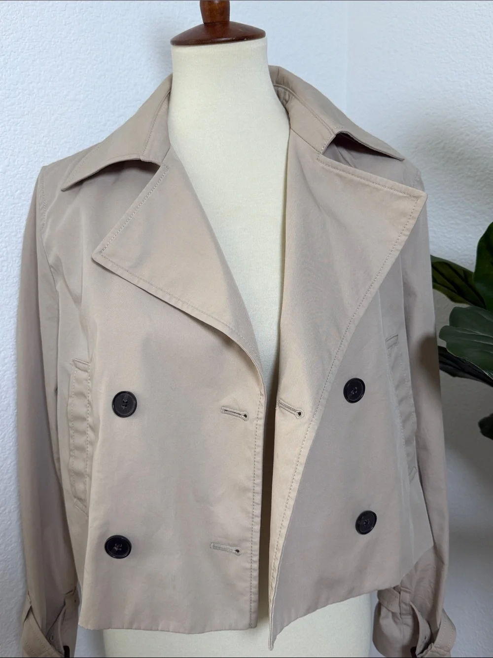 Aritzia Babaton Lightweight Cropped Trench Coat - Picture 7 of 16
